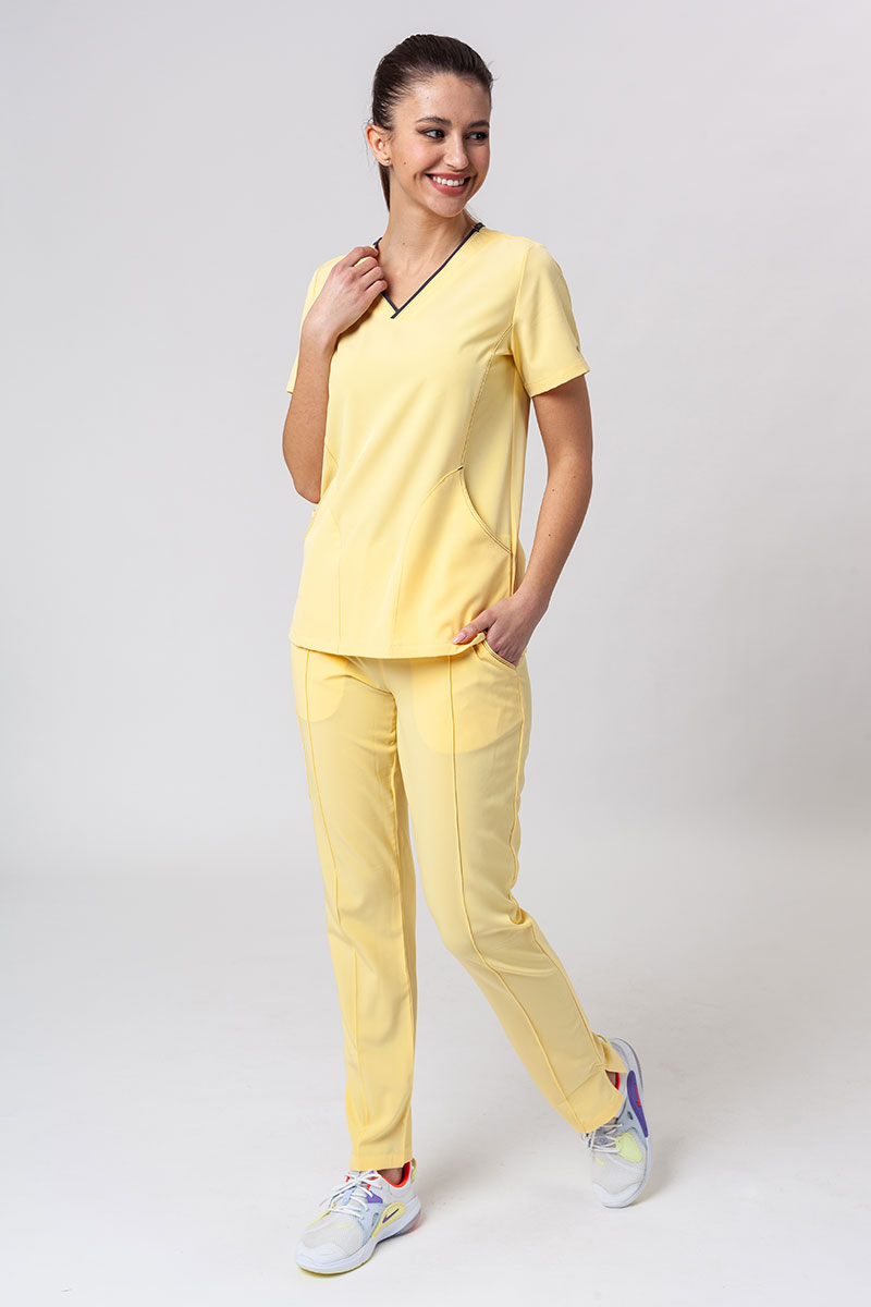 Spodnie damskie Maevn Matrix Impulse Stylish żółte-5