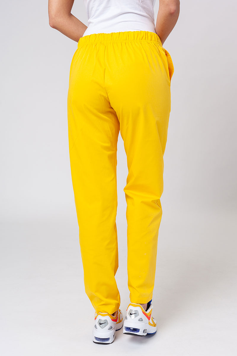 Komplet medyczny damski Sunrise Uniforms Basic Classic (bluza Light, spodnie Regular) żółty-7