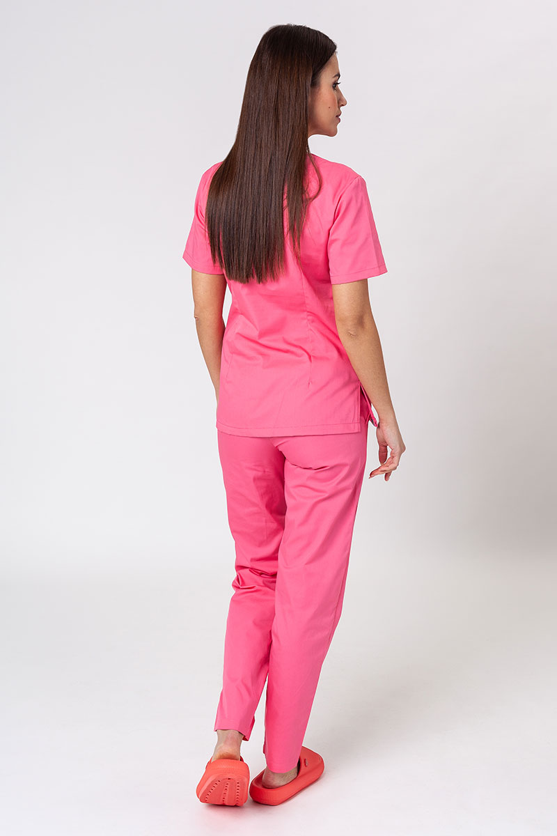 Bluza medyczna damska Sunrise Uniforms Basic Light różowa-6