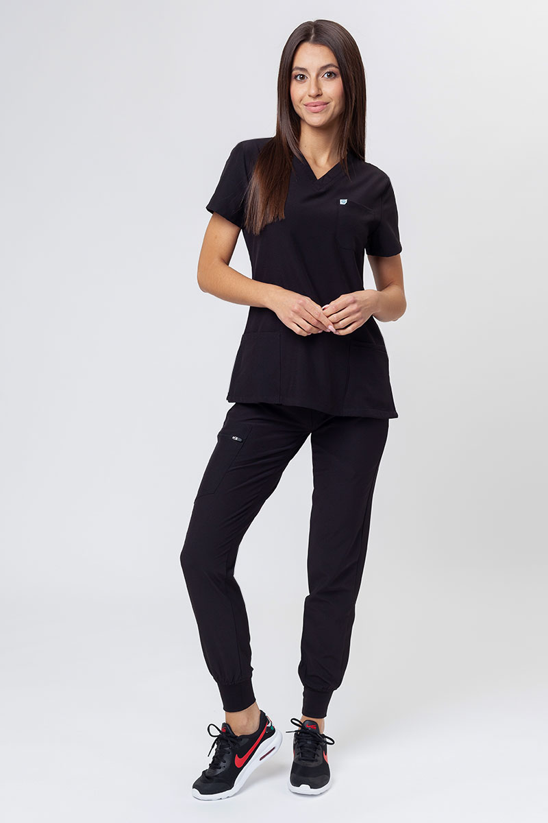 Spodnie medyczne damskie Uniforms World 309TS™ Valiant czarne-7