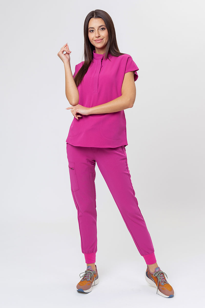 Komplet medyczny damski Uniforms World 518GTK™ Avant On-Shift malinowy-2
