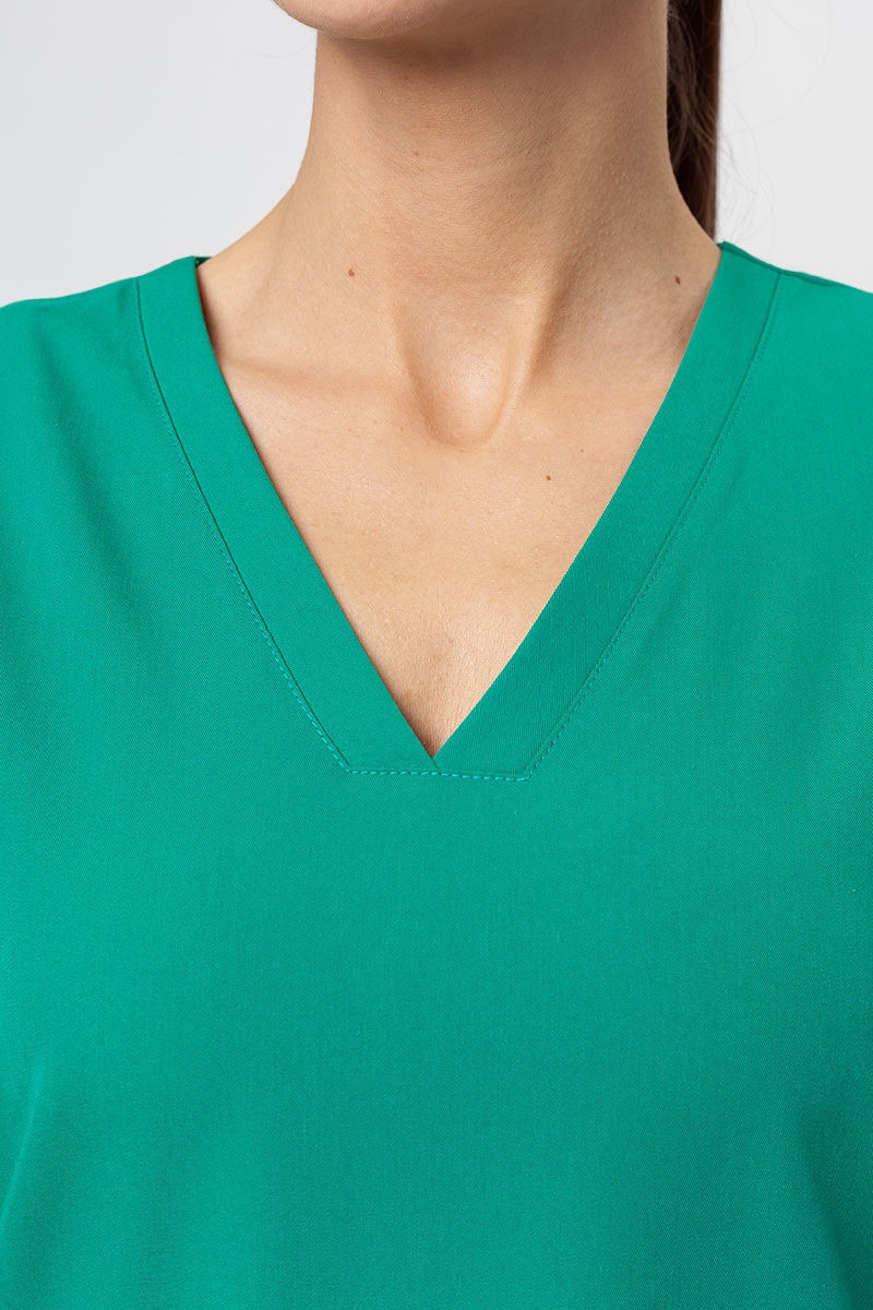 Bluza medyczna damska Sunrise Uniforms Premium Joy zielona-2