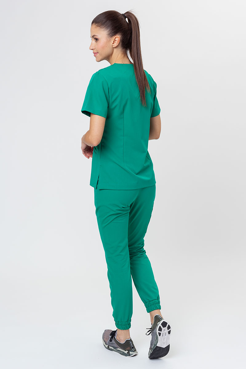 Spodnie medyczne damskie Sunrise Uniforms Premium Chill jogger zielone-8