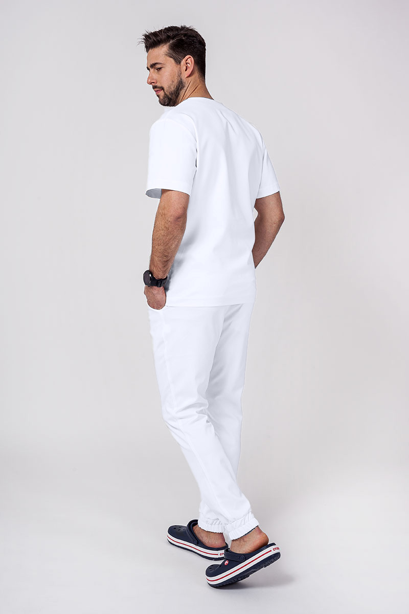 Bluza medyczna męska Sunrise Uniforms Premium Dose biała-6