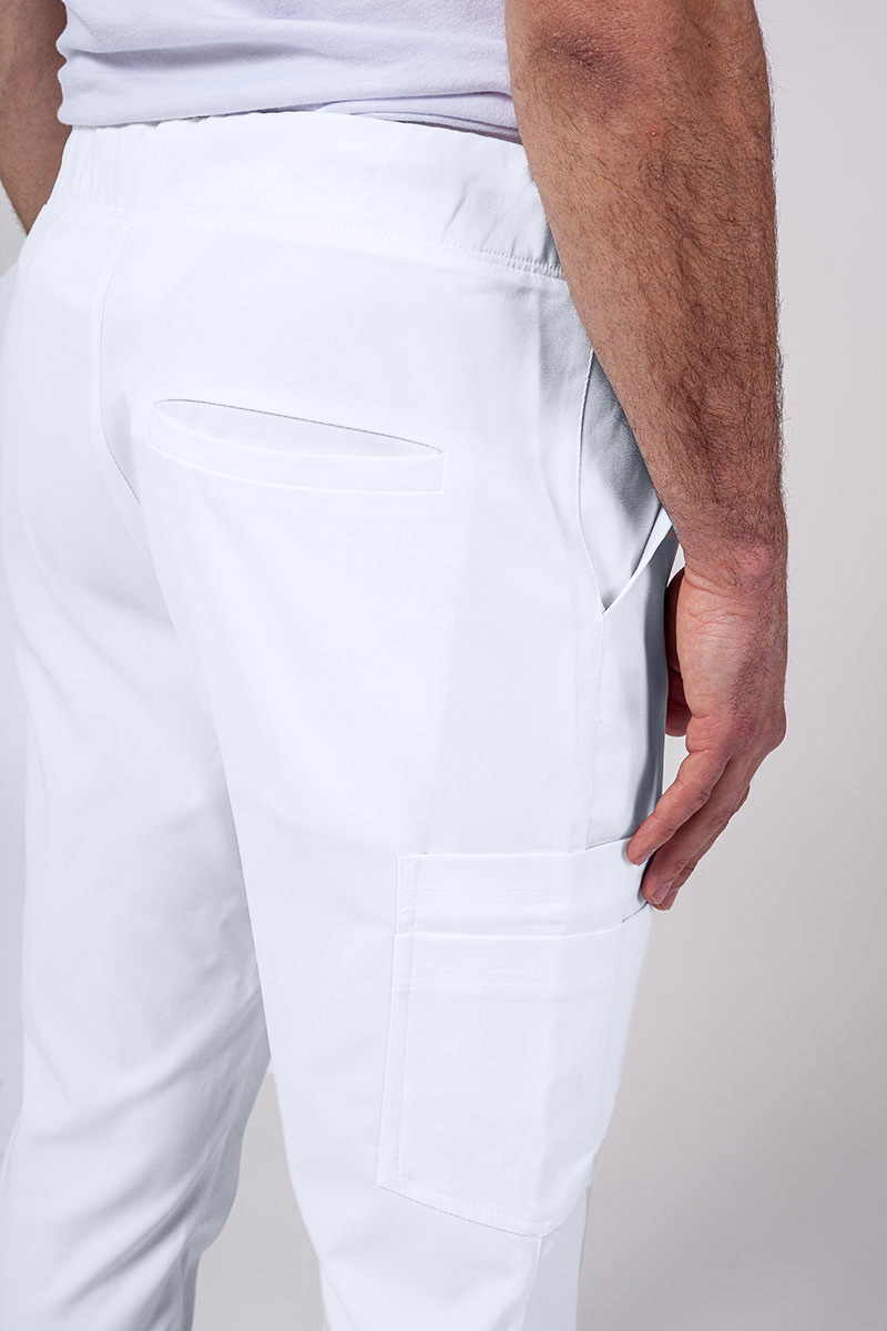 Komplet medyczny męski Sunrise Uniforms Premium Men (bluza Dose, spodnie Select jogger) biały-12