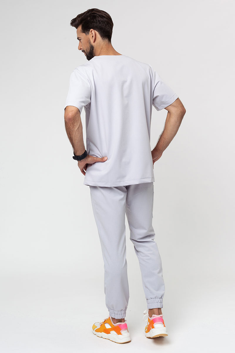 Bluza medyczna męska Sunrise Uniforms Premium Dose popielata-5