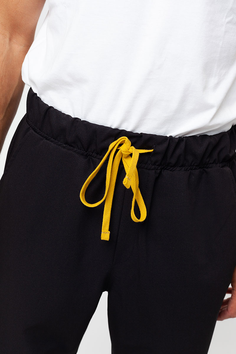 Spodnie medyczne męskie Sunrise Uniforms Premium Select jogger czarne-2