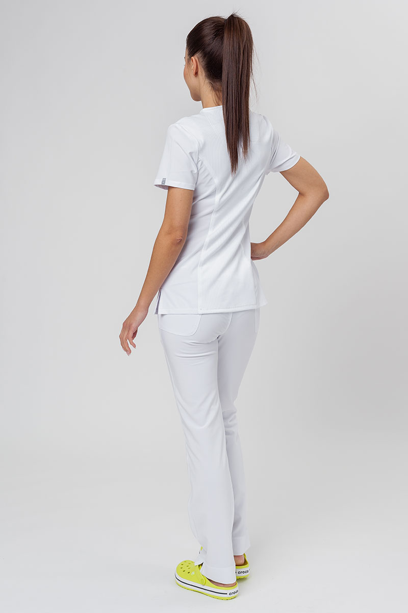 Bluza medyczna damska Cherokee Infinity Round Neck biała-7