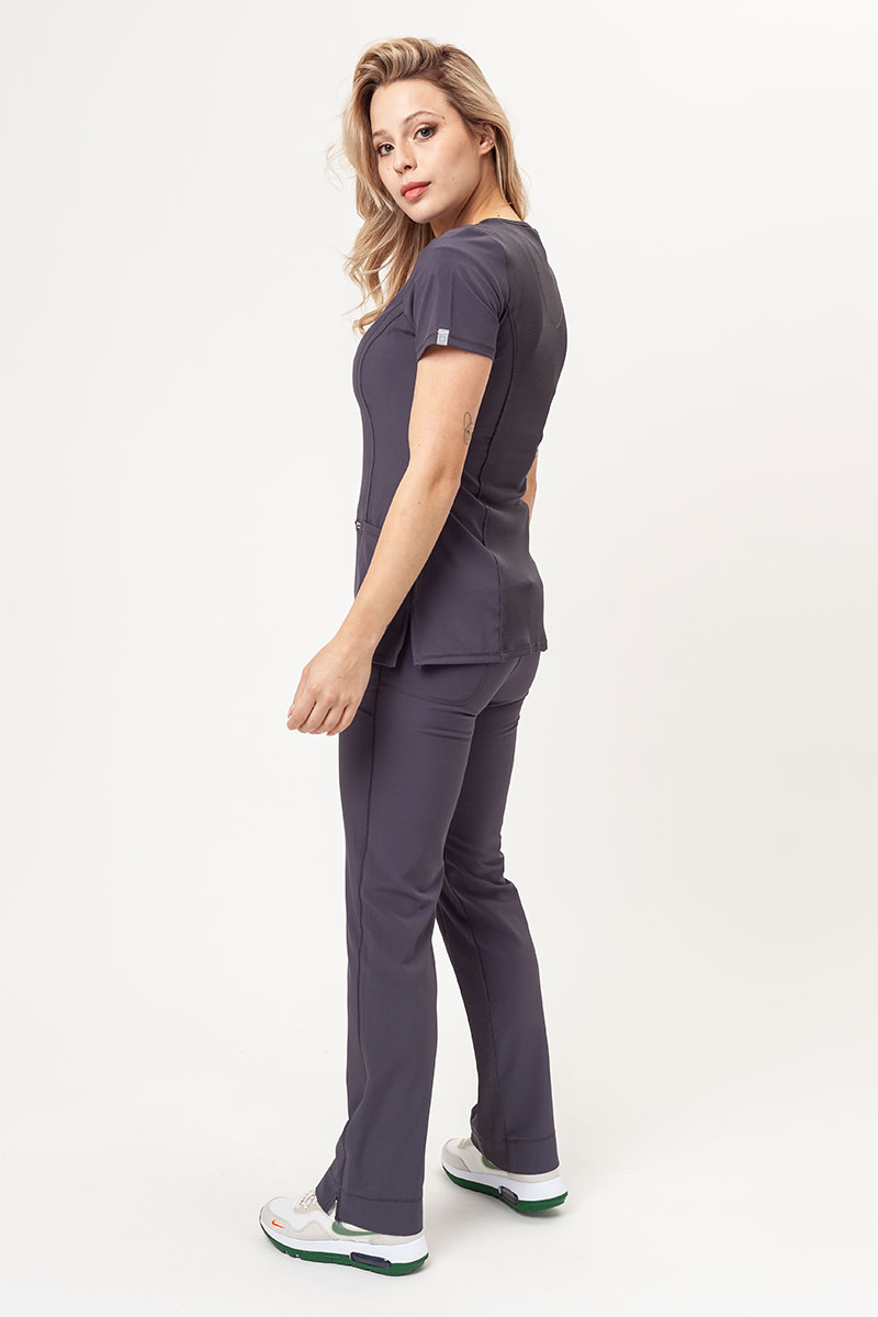 Spodnie medyczne damskie Cherokee Infinity Slim Pull-on szare-7
