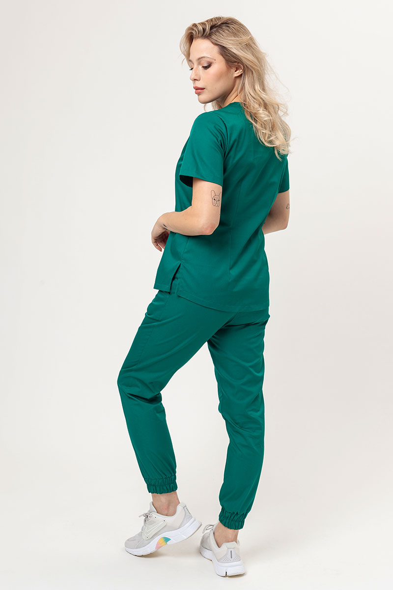 Spodnie medyczne damskie Sunrise Easy FRESH jogger zielone-5