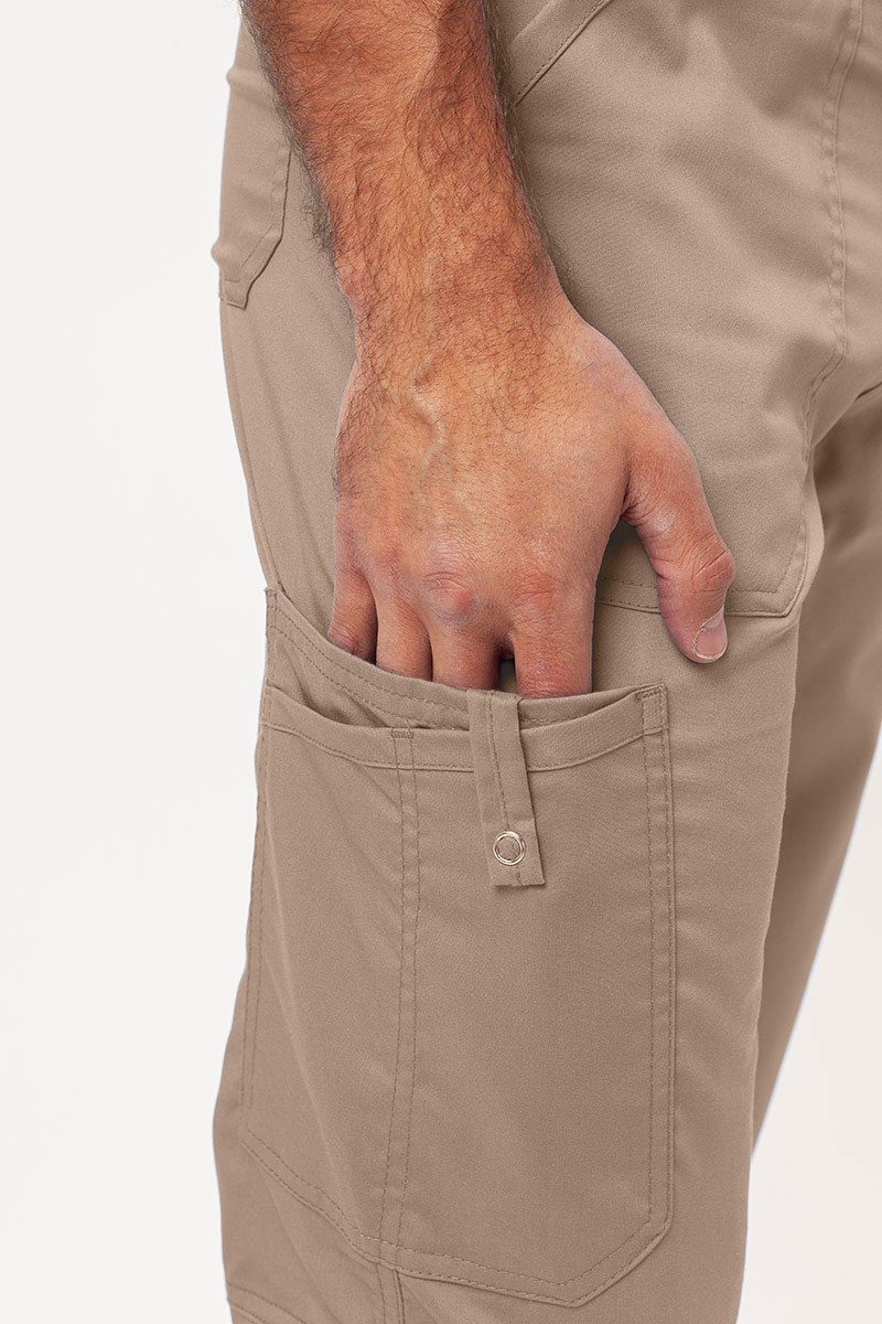 Komplet medyczny męski Cherokee Revolution (bluza V-neck, spodnie Fly Cargo) beżowy-10