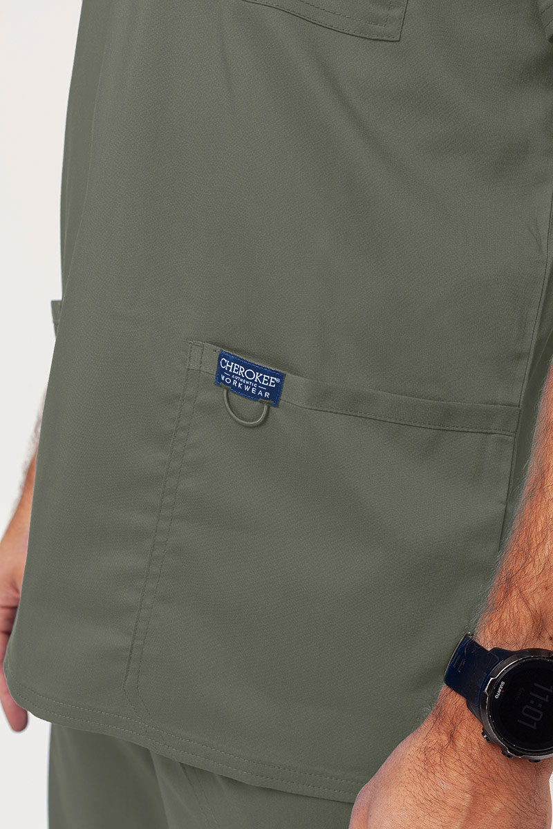 Komplet medyczny męski Cherokee Revolution (bluza V-neck, spodnie Fly Cargo) oliwkowy-6