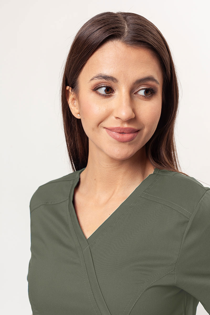 Komplet medyczny damski Cherokee Revolution Straight oliwkowy-4