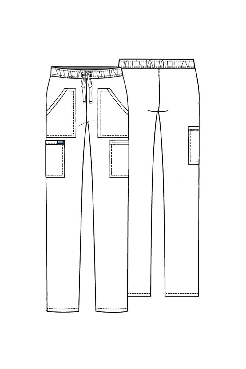 Spodnie medyczne damskie Cherokee Ultra Cargo fioletowe-7