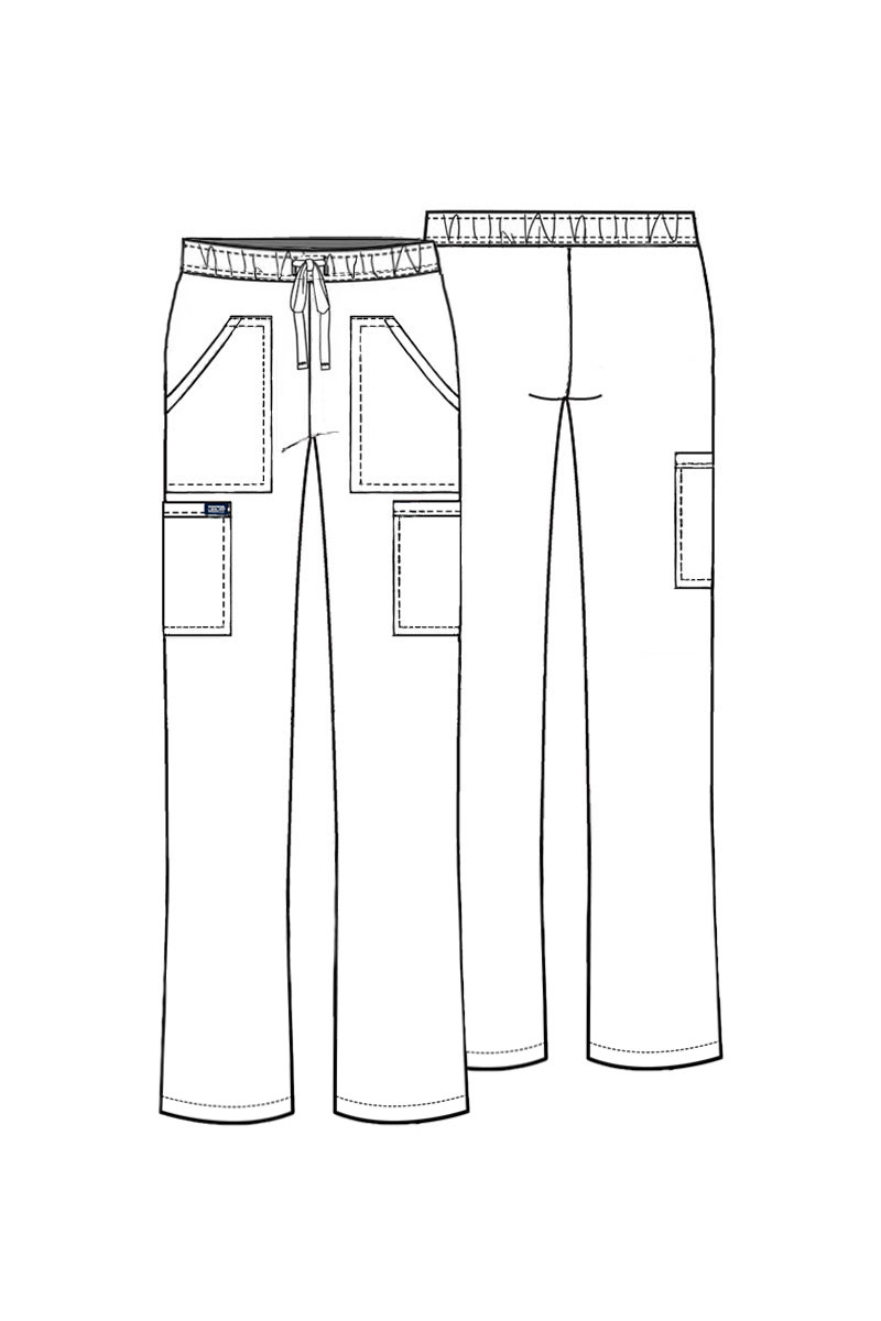 Spodnie medyczne damskie Cherokee Ultra Cargo oliwkowe-7