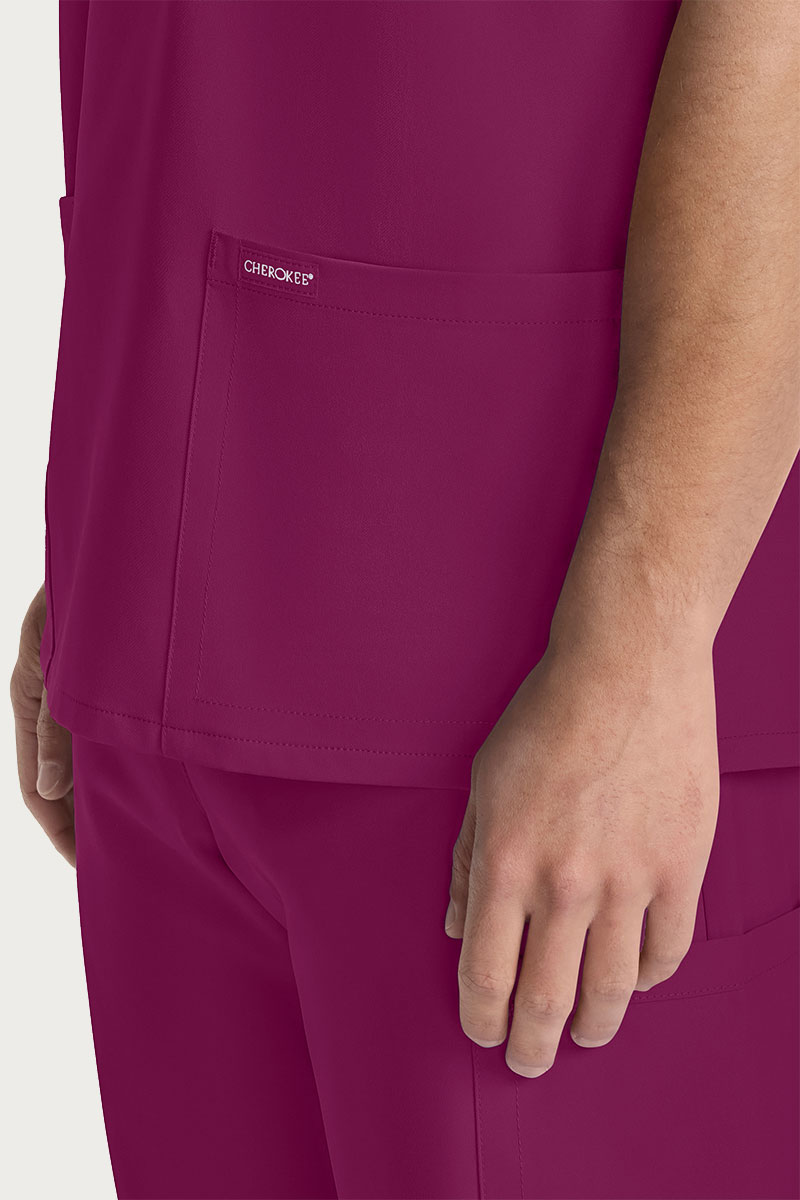 Komplet medyczny męski Cherokee Ultra Cargo wiśniowy-5