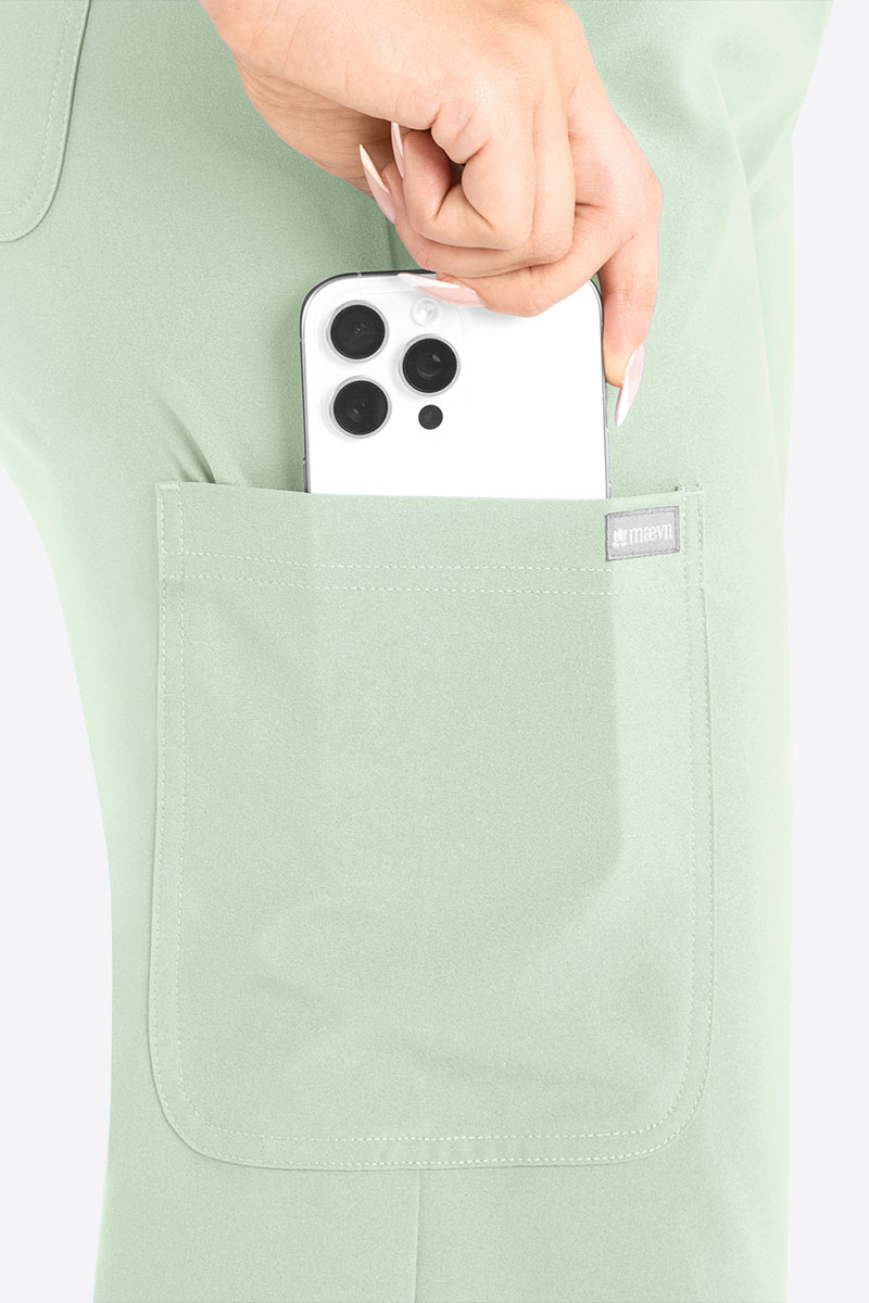 Komplet medyczny damski Maevn Momentum Round miętowy-9