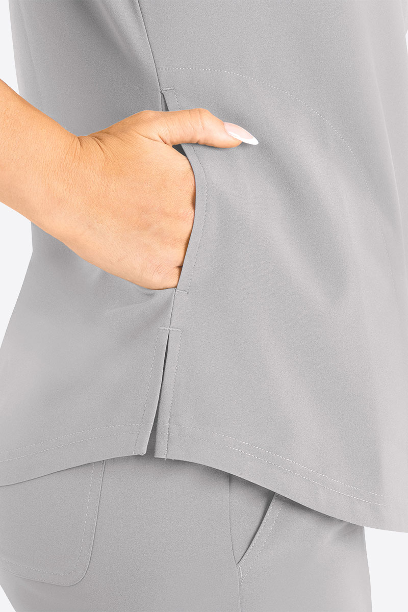 Komplet medyczny damski Maevn Momentum Round popielaty-5