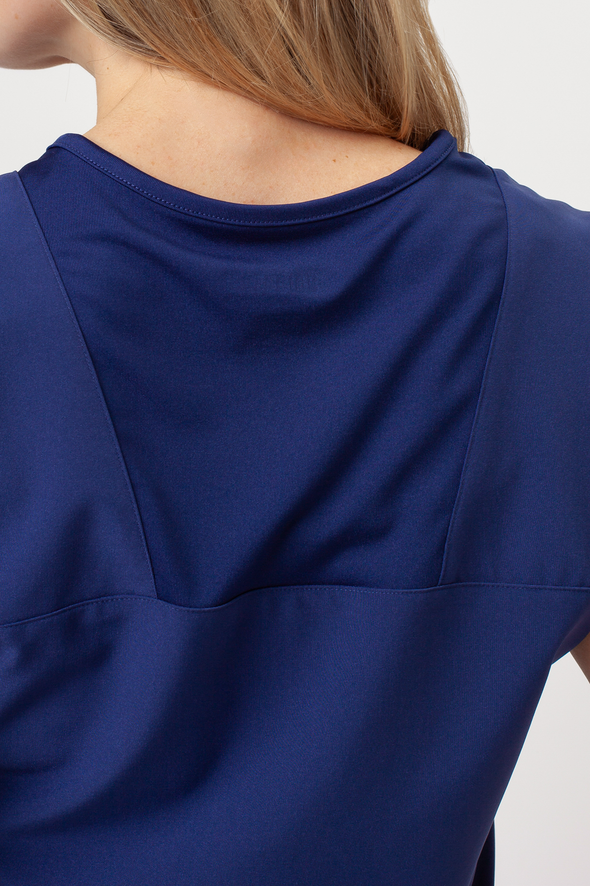 Bluza medyczna damska Maevn Momentum Round Neck ciemny granat-7