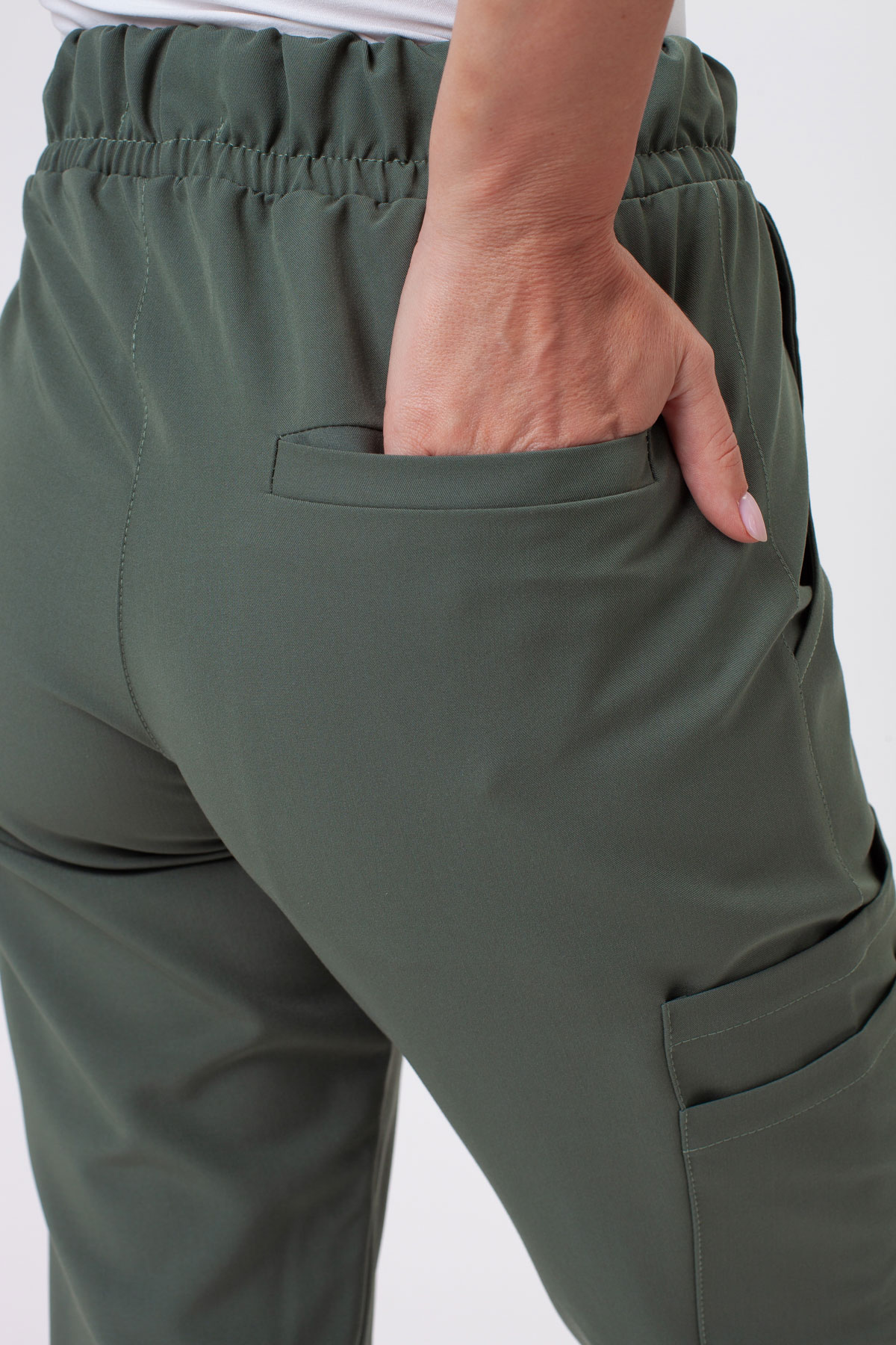 Komplet medyczny Sunrise Uniforms Premium Vibe sage green-10