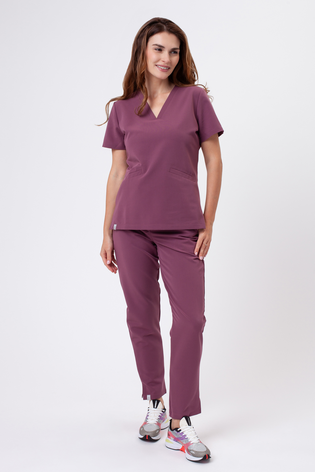 Komplet medyczny Sunrise Uniforms Premium Pride grape-1