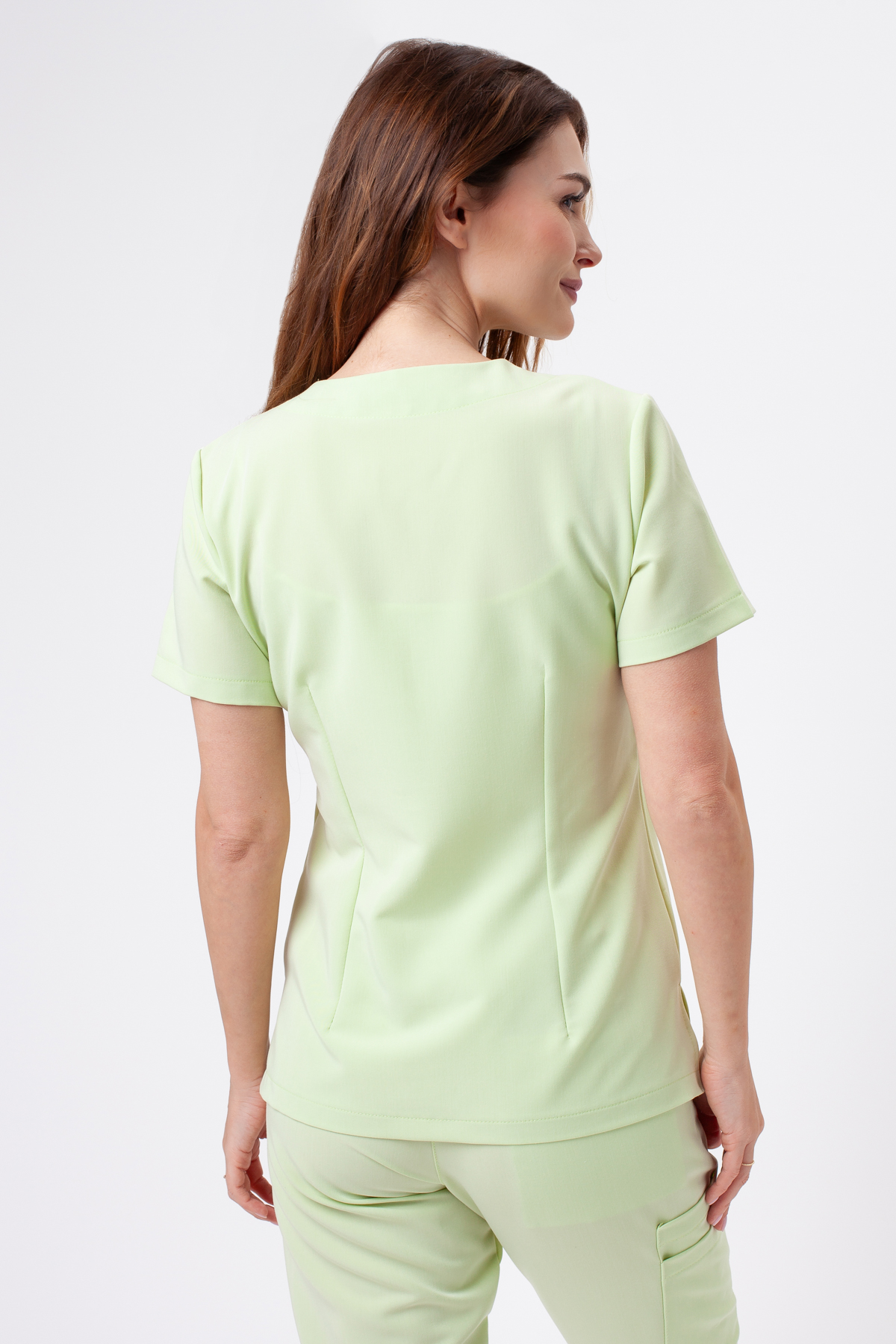 Komplet medyczny Sunrise Uniforms Premium Vibe matcha-4