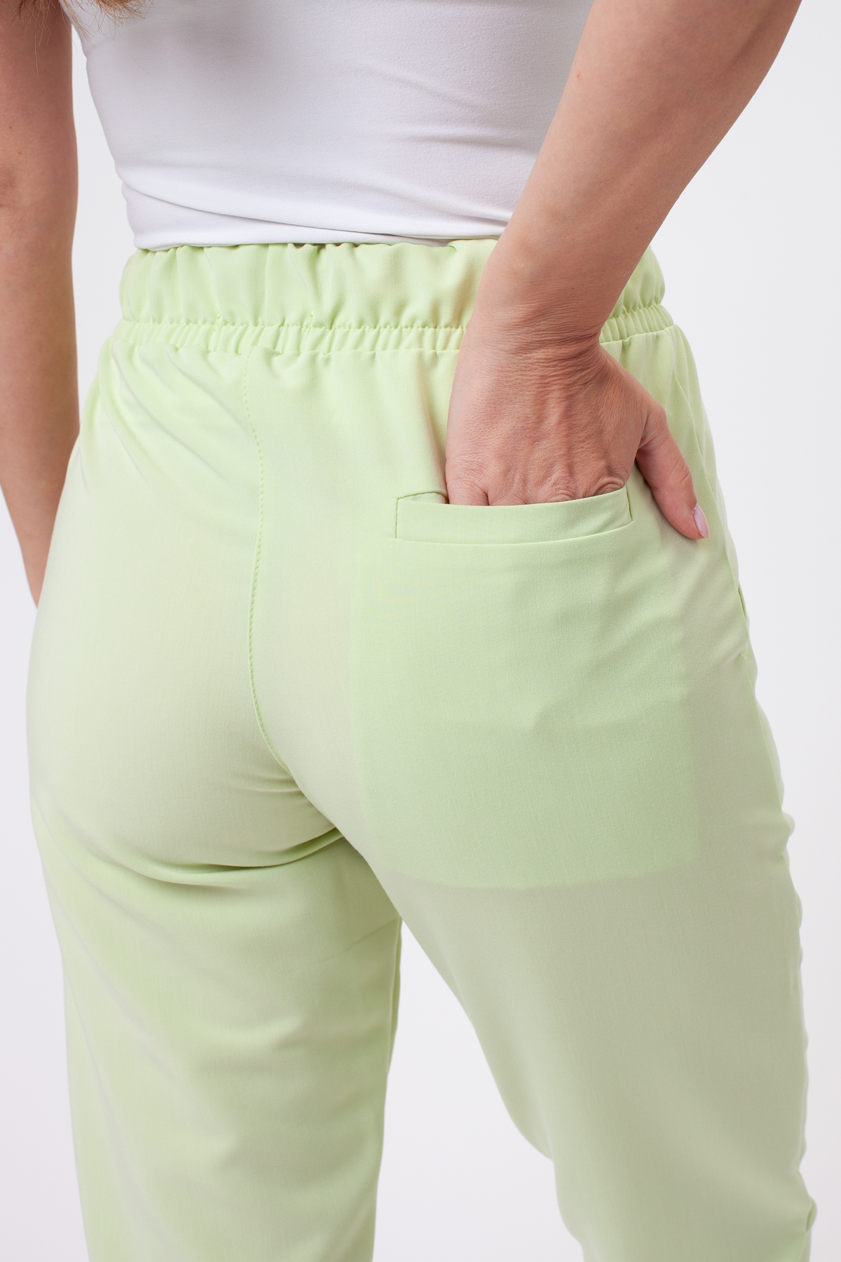 Spodnie medyczne damskie Sunrise Uniforms Premium Pride matcha-4