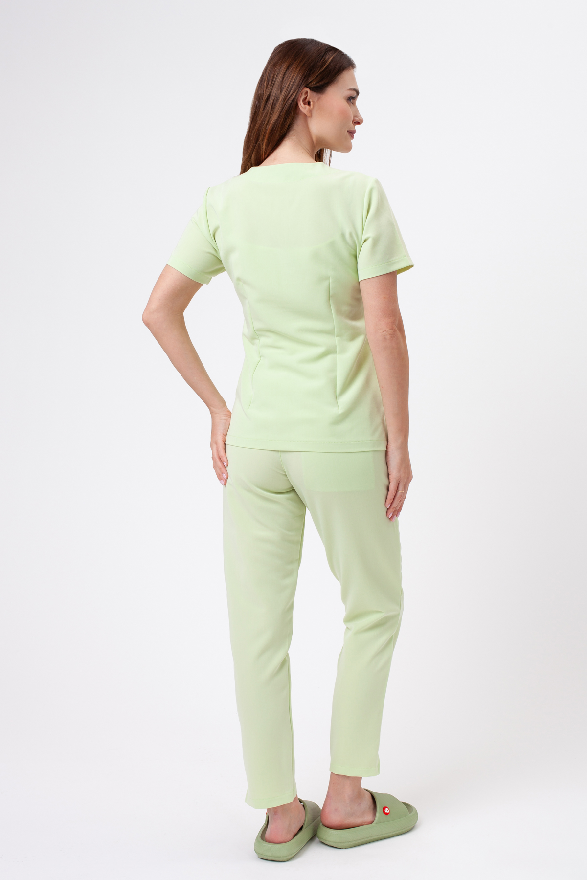 Komplet medyczny Sunrise Uniforms Premium Pride matcha-2