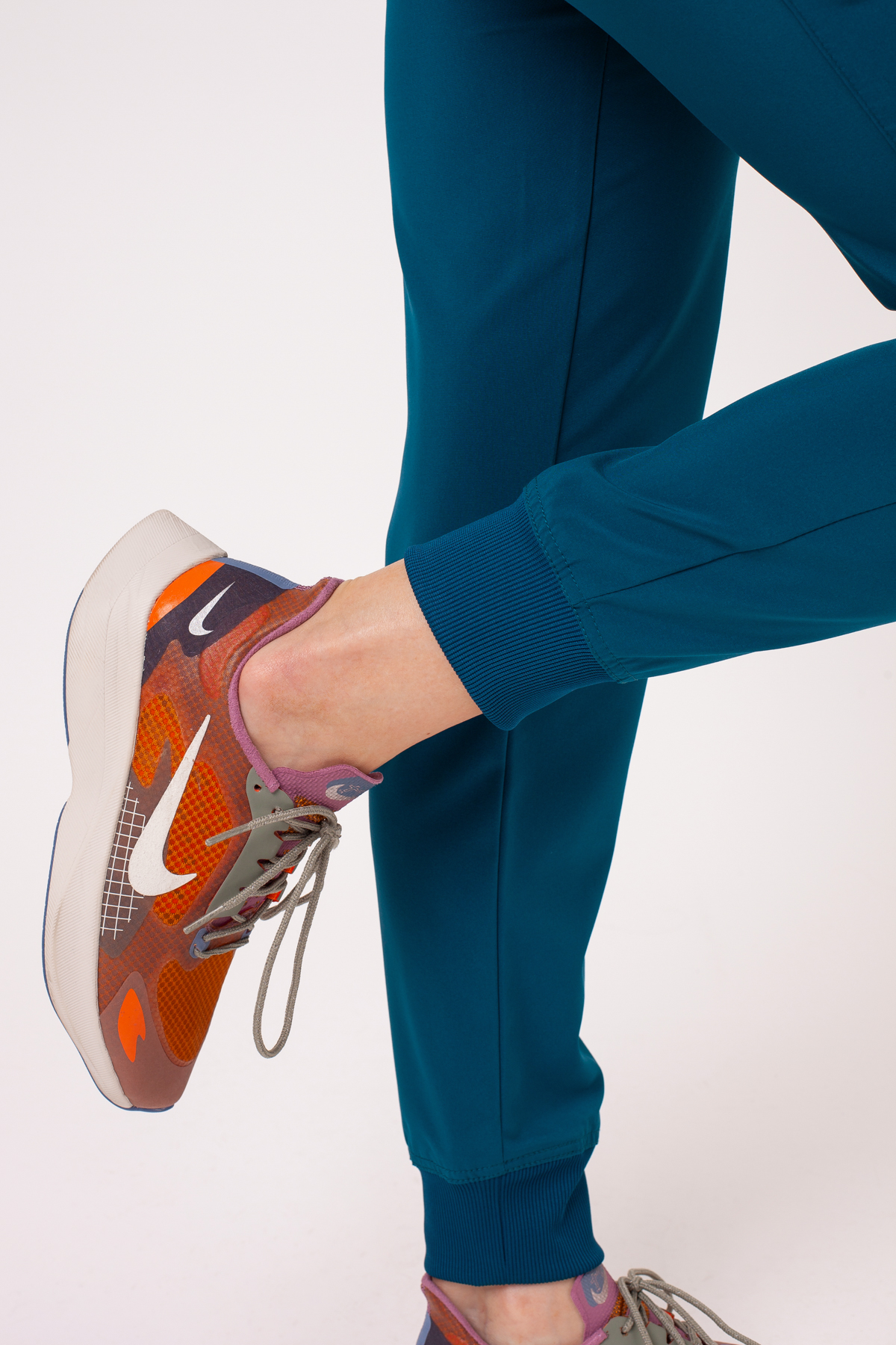 Spodnie medyczne damskie Dickies EDS Essentials Mid Rise jogger karaibski błękit-5