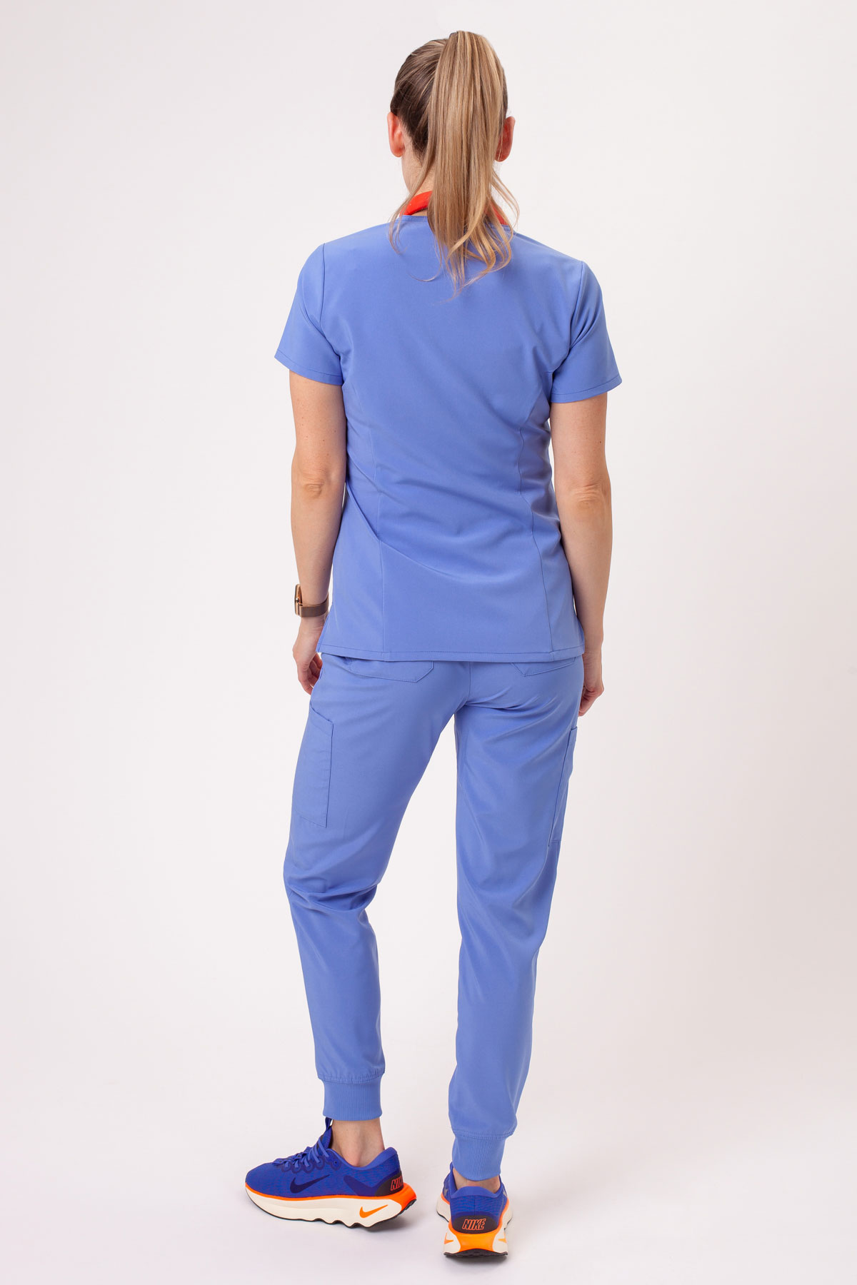Spodnie medyczne damskie Dickies EDS Essentials Mid Rise jogger klasyczny błękit-7