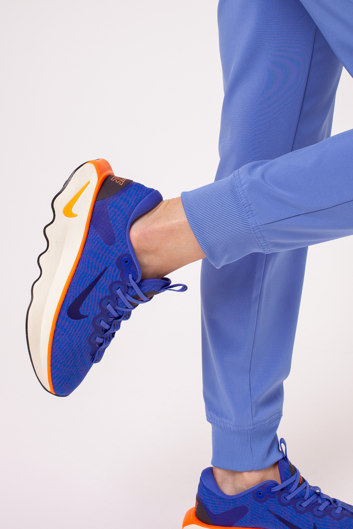 Spodnie medyczne damskie Dickies EDS Essentials Mid Rise jogger klasyczny błękit-5