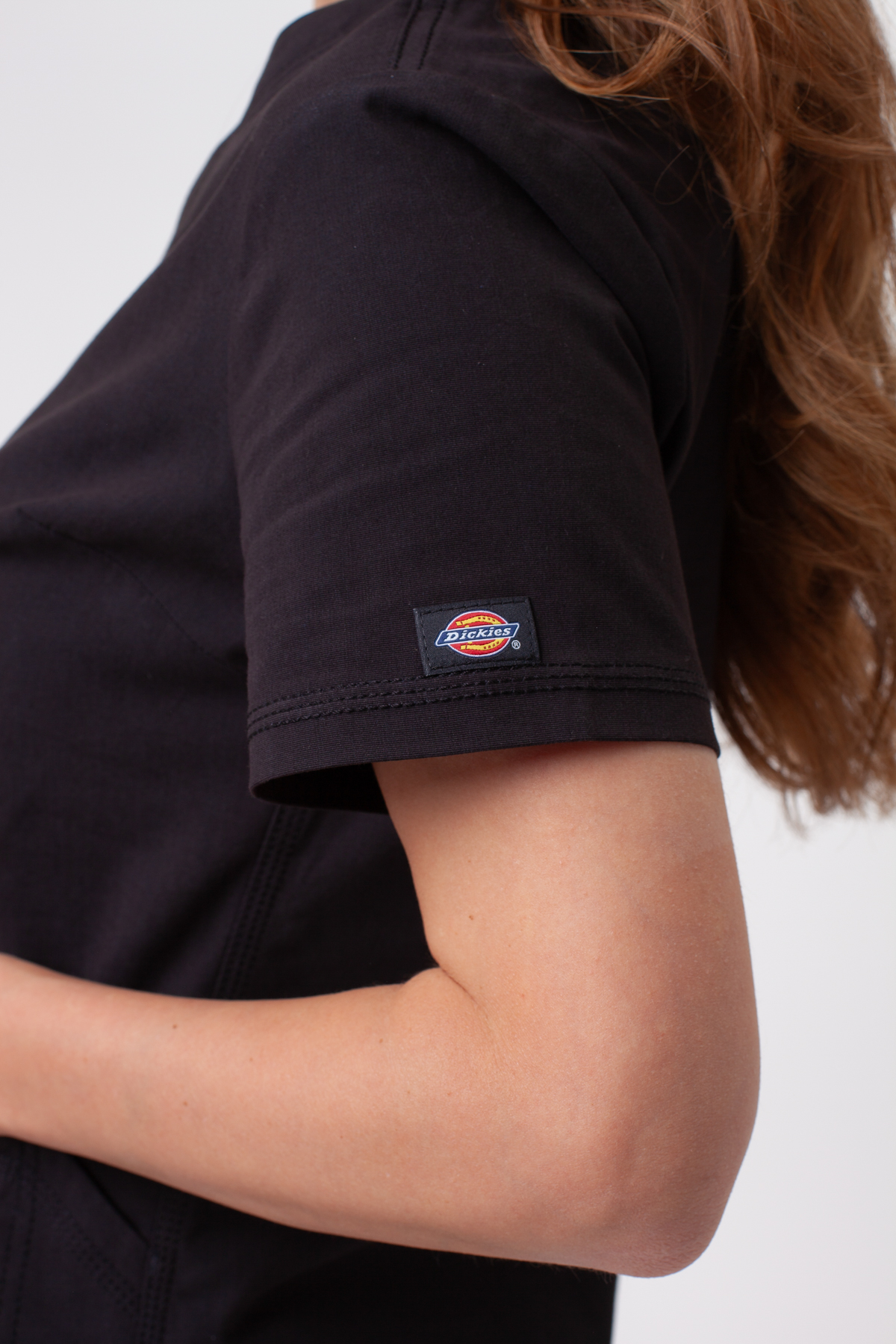 Komplet medyczny damski Dickies Forge V-neck czarny-7
