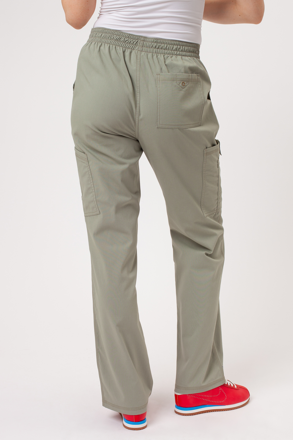 Komplet medyczny damski Dickies Forge V-neck pastelowa oliwka-8