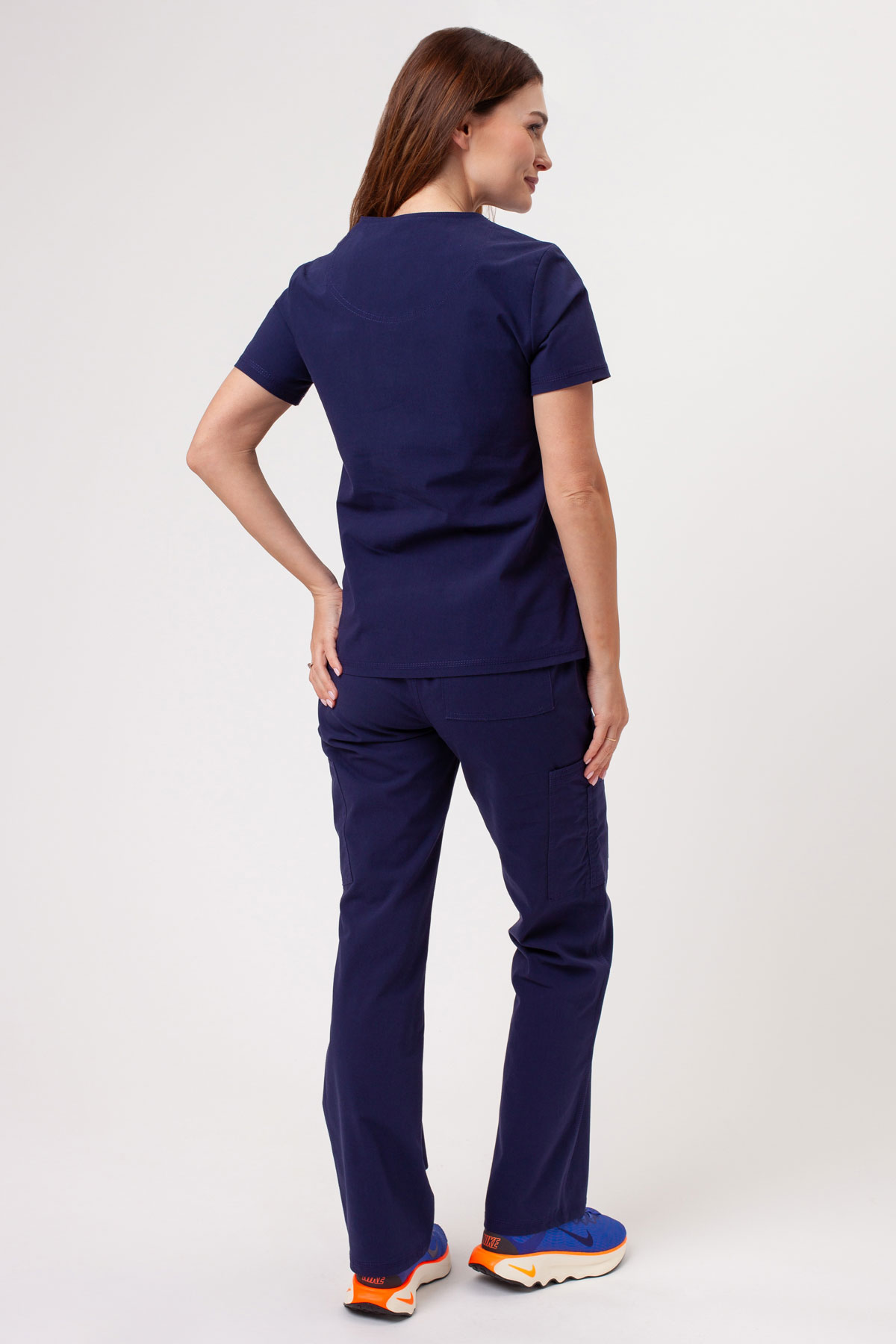 Spodnie medyczne damskie Dickies Forge Straight Leg ciemny granat-6