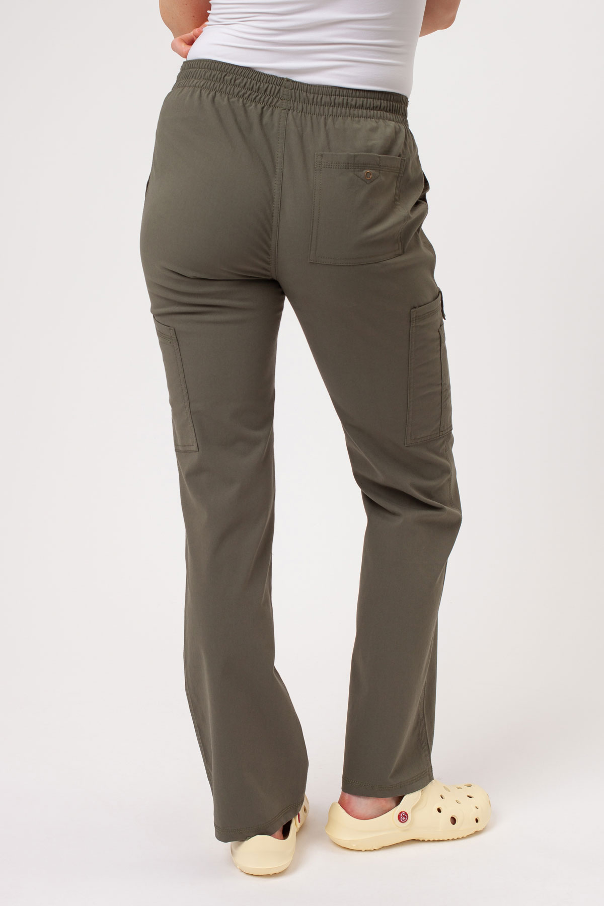 Komplet medyczny damski Dickies Forge V-neck oliwkowy-10