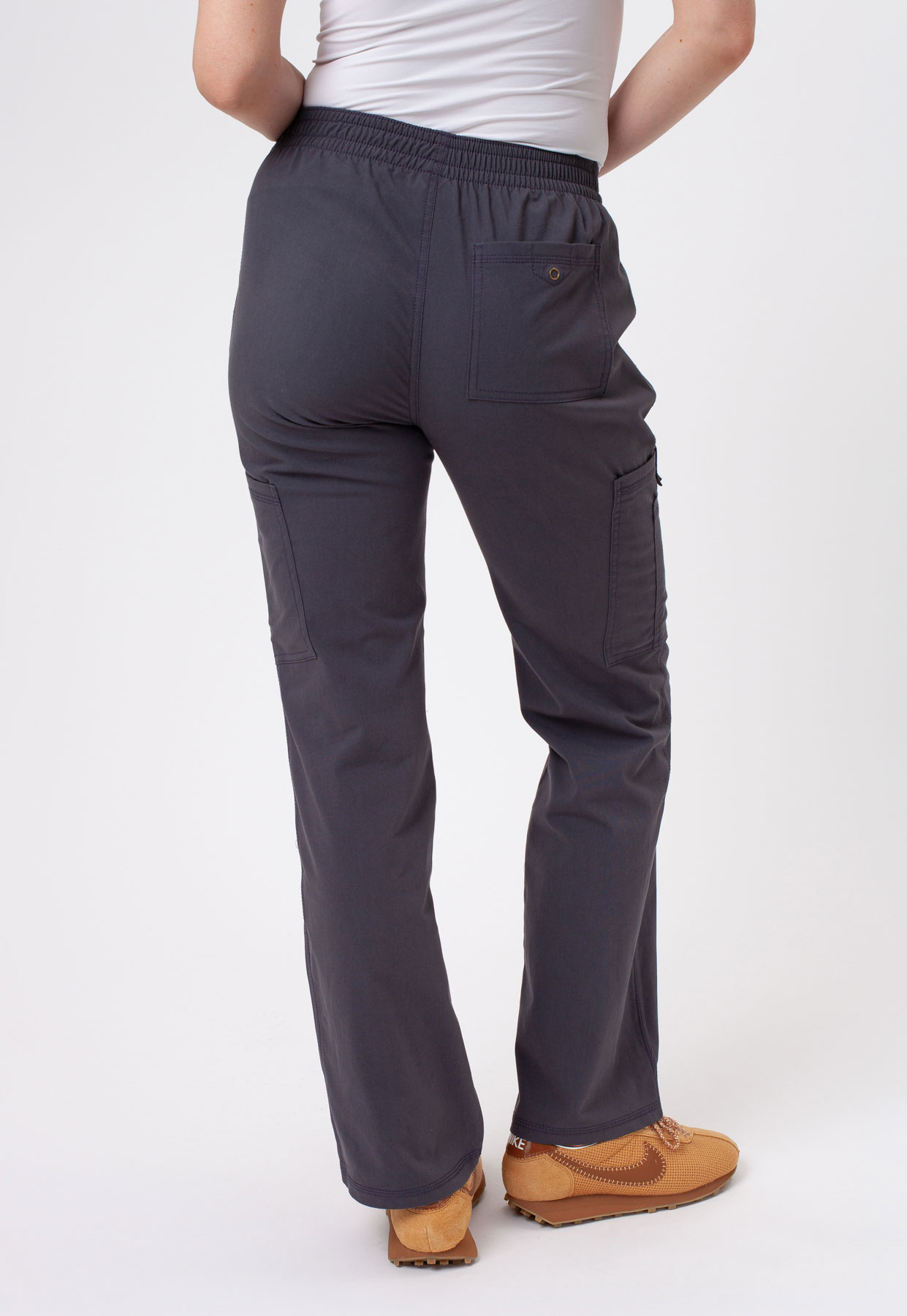 Spodnie medyczne damskie Dickies Forge Straight Leg szare-1