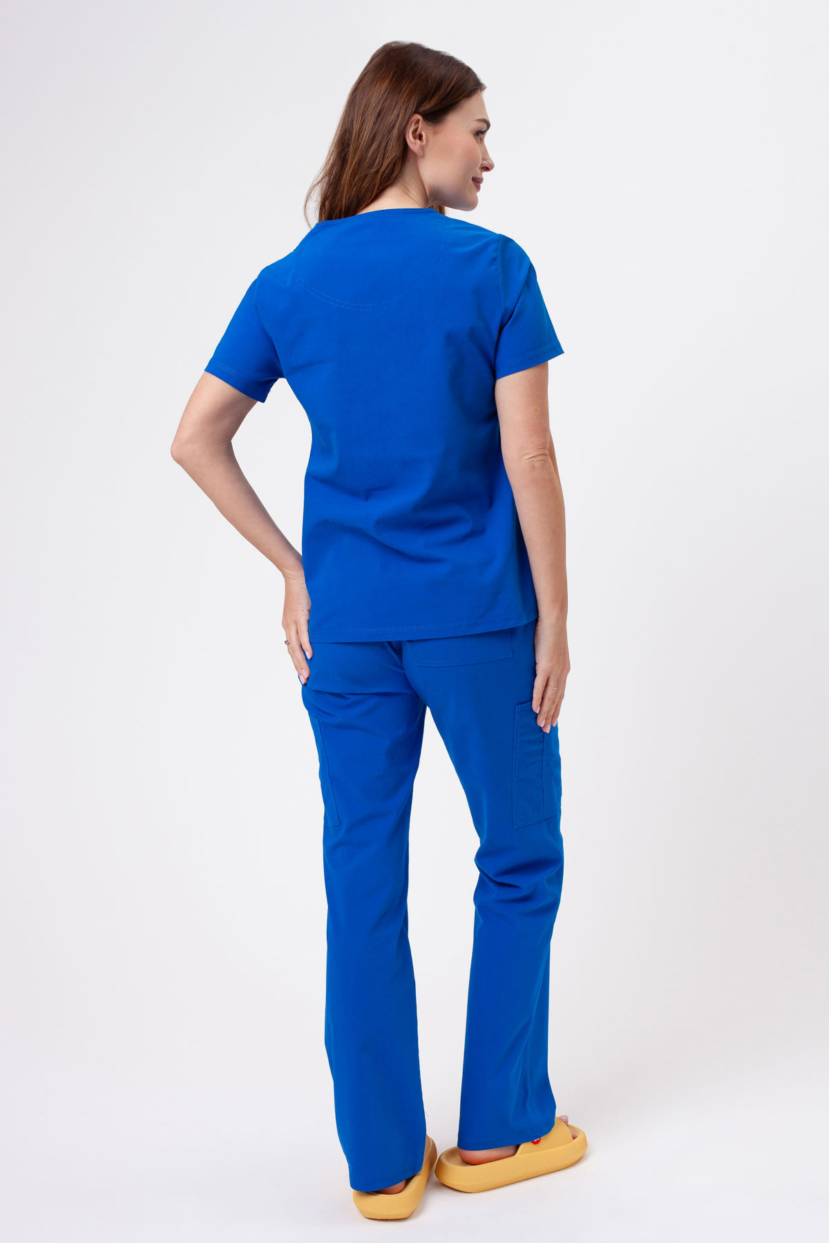 Spodnie medyczne damskie Dickies Forge Straight Leg królewski granat-6