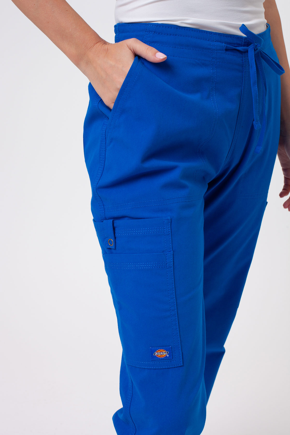 Komplet medyczny damski Dickies Forge V-neck królewski granat-11