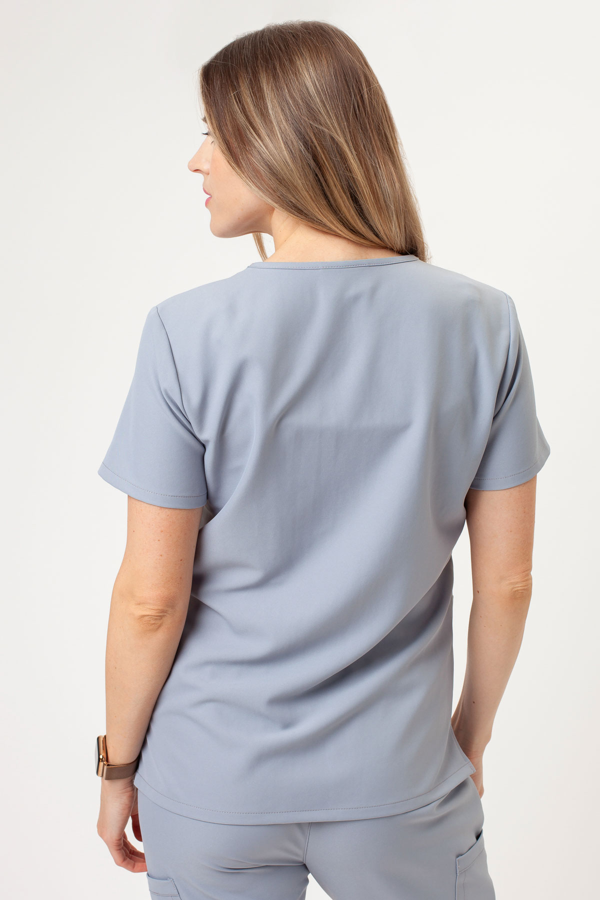 Komplet medyczny damski Cherokee Ultra V-neck popielaty-5