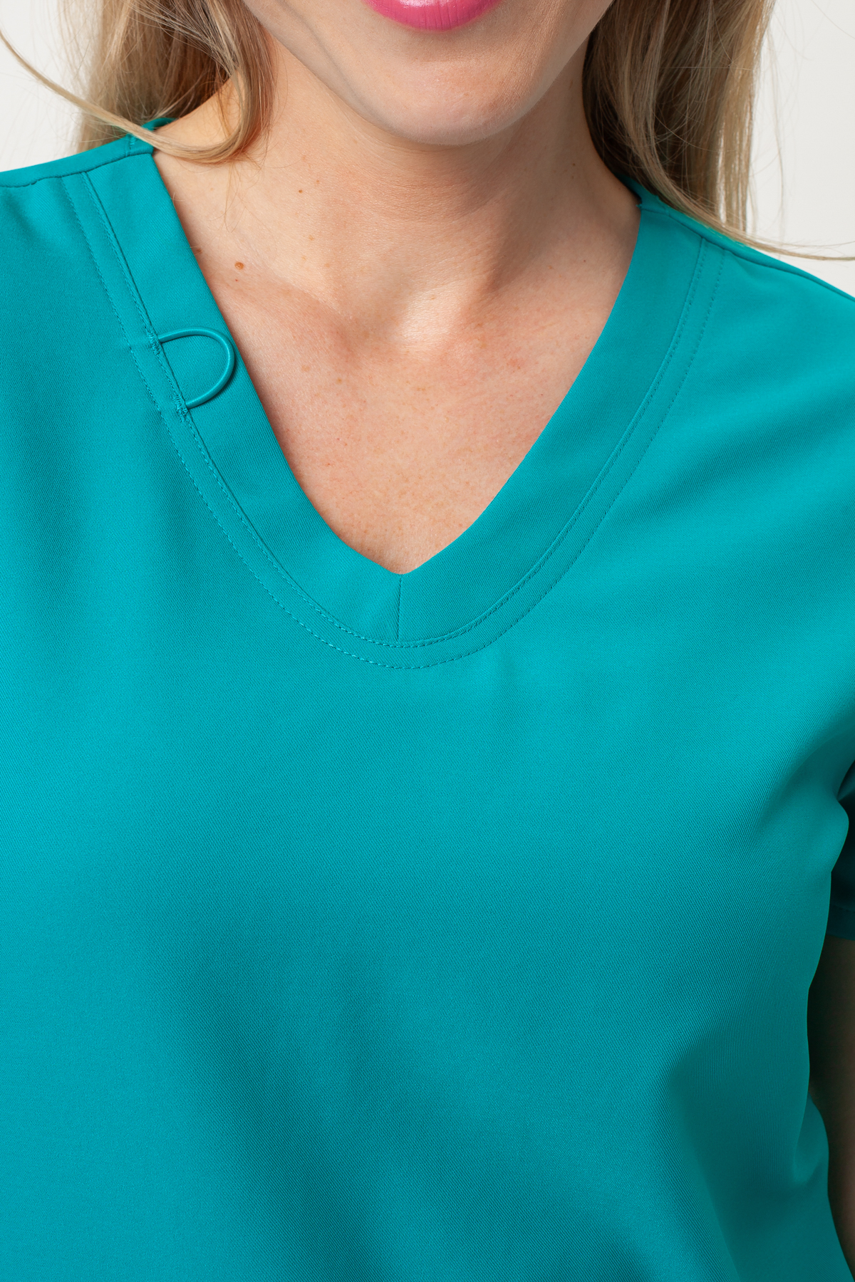 Bluza medyczna damska Cherokee Ultra V-neck Top morski błękit-2