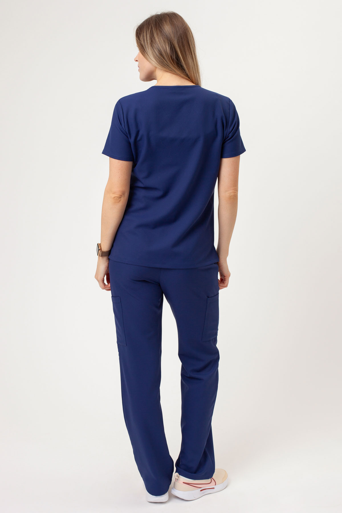 Bluza medyczna damska Cherokee Ultra V-neck Top ciemny granat-5