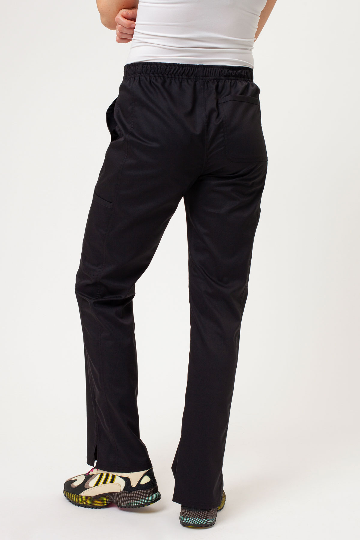 Spodnie medyczne damskie Cherokee Revolution Flare Leg czarne-2