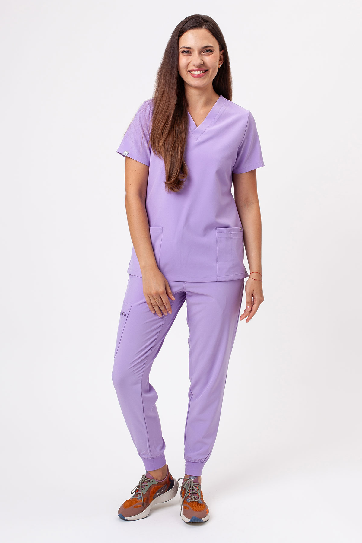 Bluza medyczna damska Sunrise Move Pulse lawendowa-3