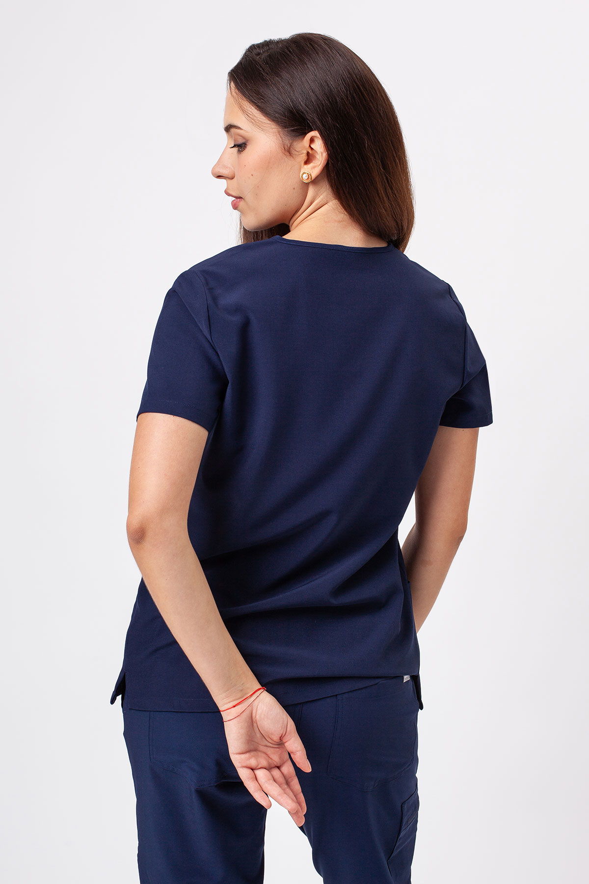 Bluza medyczna damska Sunrise Move Pulse ciemny granat-1