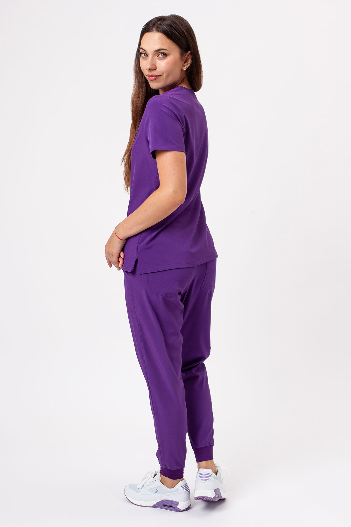 Bluza medyczna damska Sunrise Move Pulse fioletowa-2
