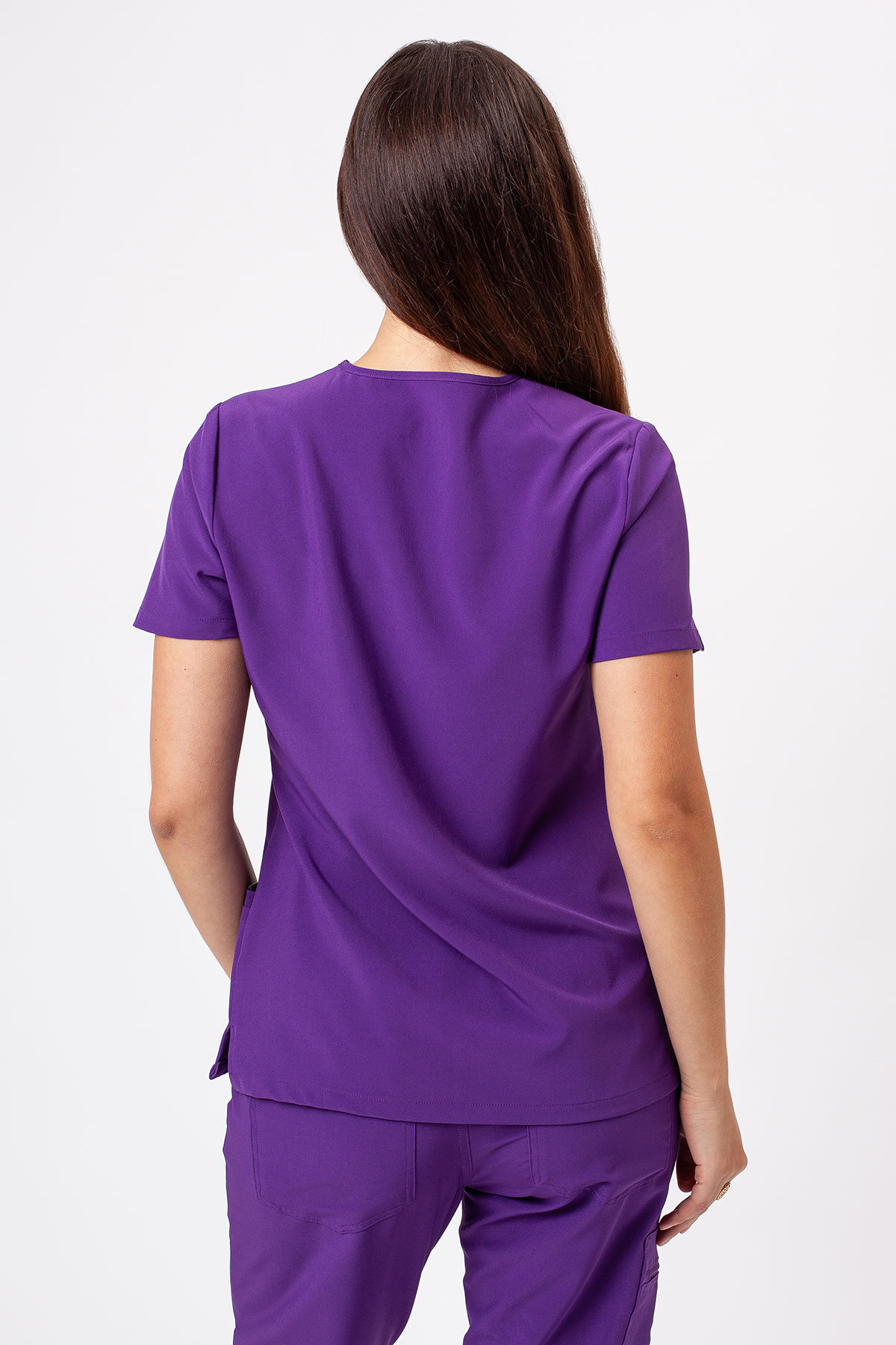 Bluza medyczna damska Sunrise Move Pulse fioletowa-3