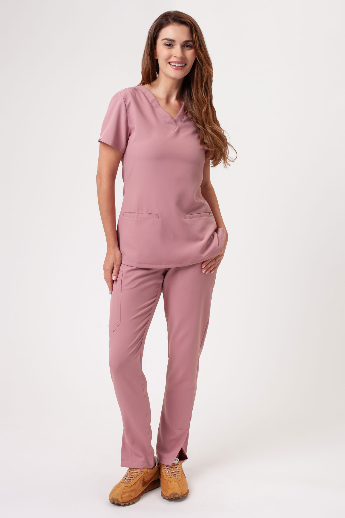Bluza medyczna damska Sunrise Lite Shift pastelowy róż-1