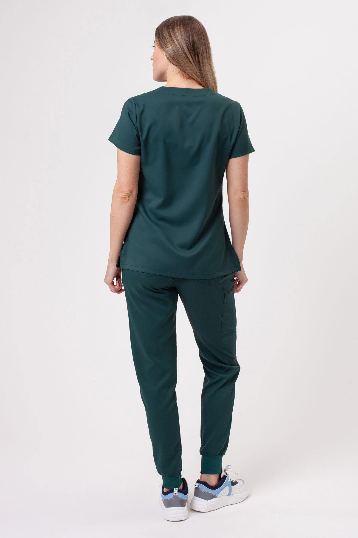 Bluza medyczna damska Sunrise Lite Shift butelkowa zieleń-6