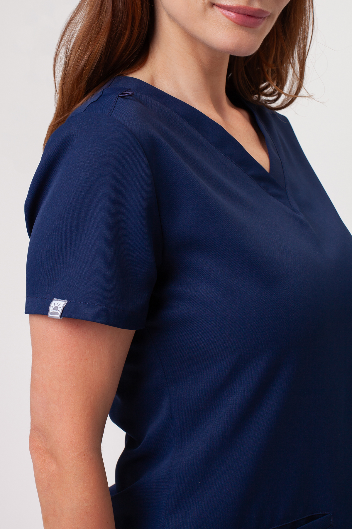 Bluza medyczna damska Sunrise Lite Shift ciemny granat-3