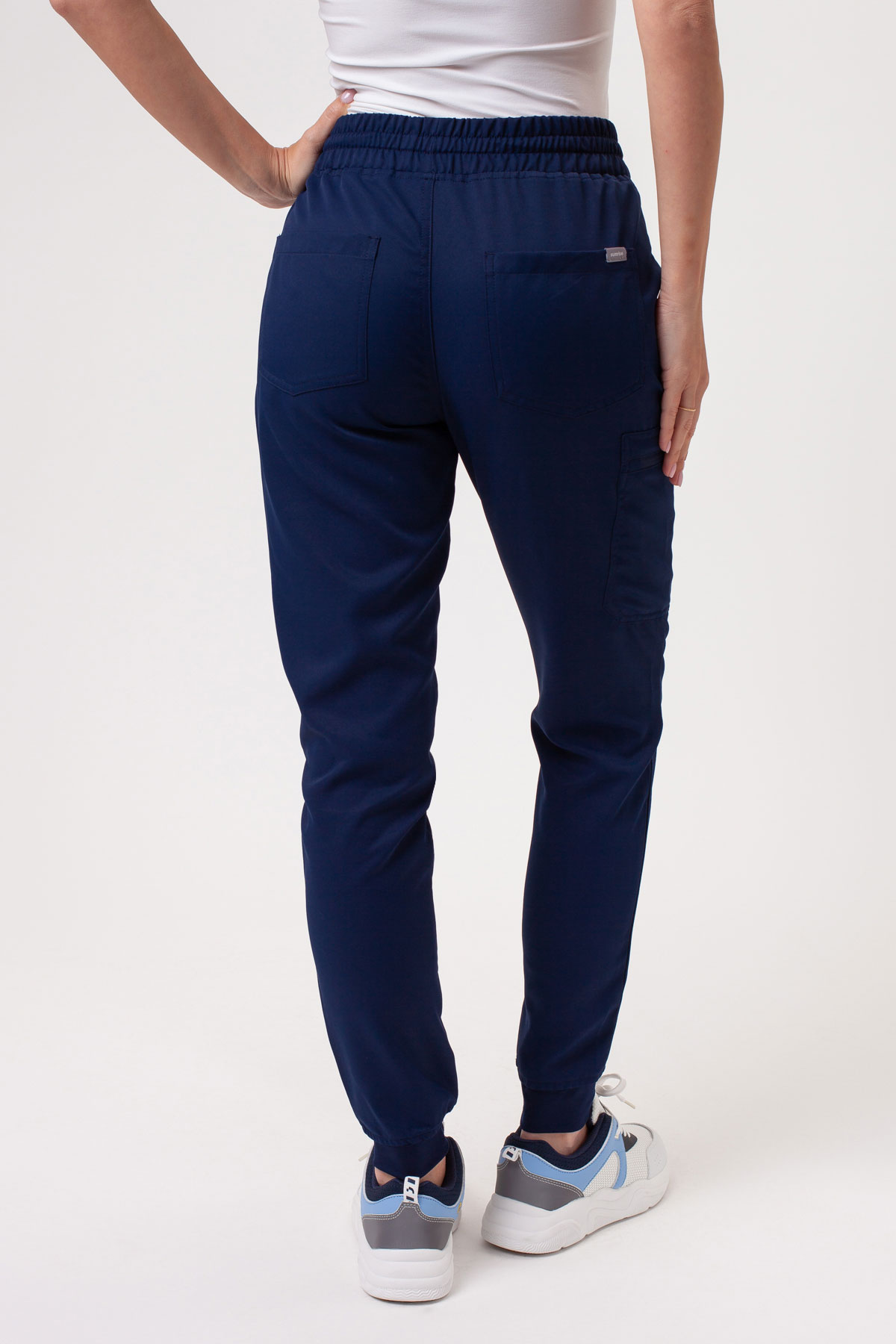 Komplet medyczny damski Sunrise Lite Fit jogger ciemny granat-9